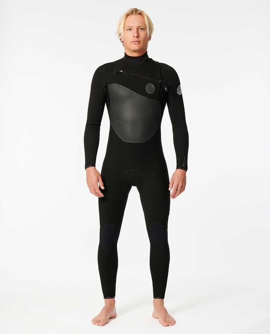Rip Curl Flashbomb 32 Chest Zip Mens Steamer - Black
