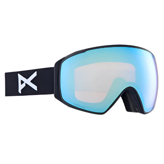  ANON M4S Toric Low Bridge Goggles - Black W/ Variable Blue
