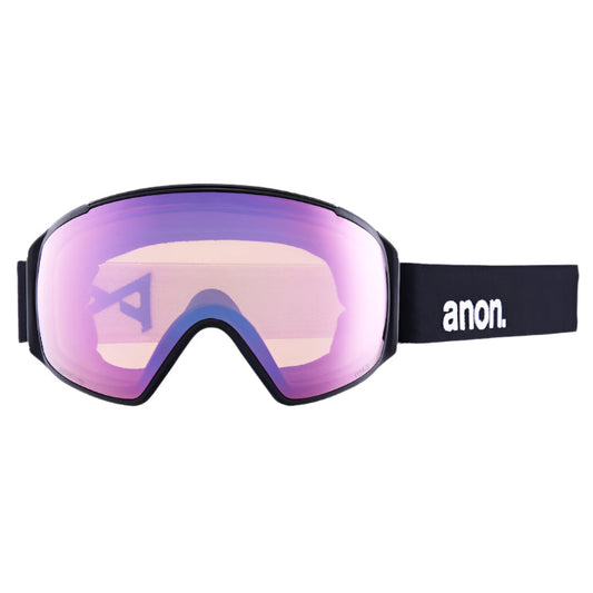  ANON M4S Toric Low Bridge Goggles - Black W/ Variable Blue