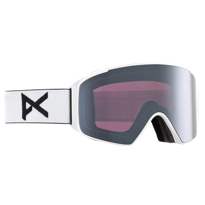  ANON M4S Cylindrical Goggles - White W/ Sunny Onyx