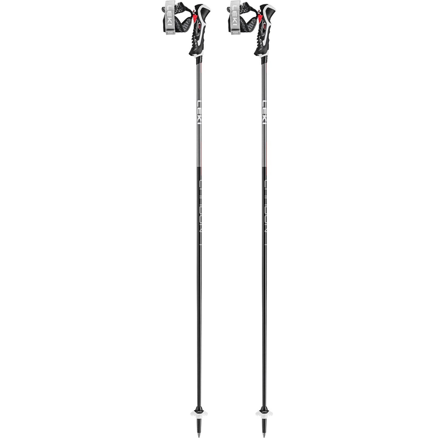  Leki Carbon 14 3D Ski Pole - Black/Dark Anthracite/Bright Red