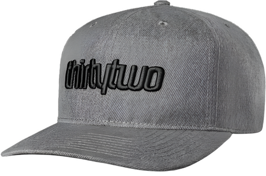  THIRTYTWO Double Snapback Cap - Charcoal/Heather