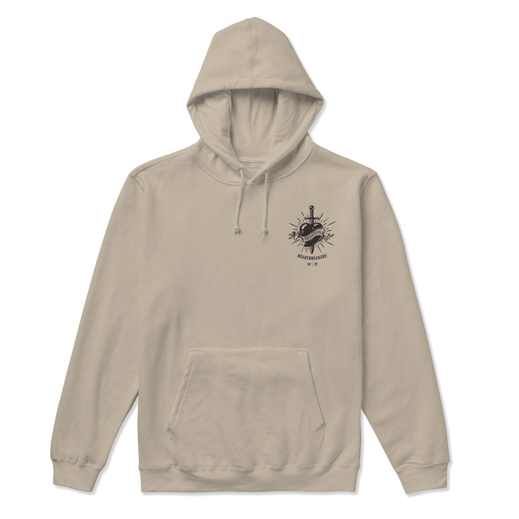  Primitive Heartbreaker Club Sacred Hooded Sweat - Sand