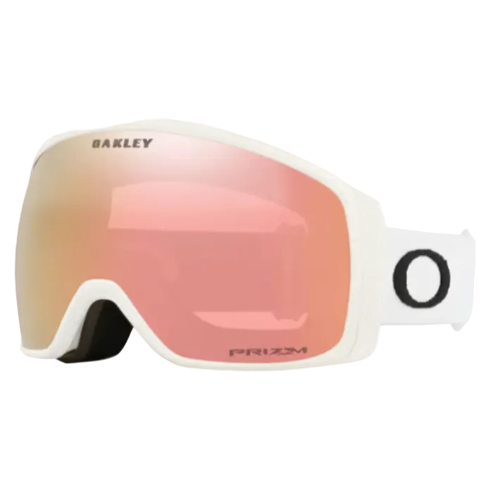  OAKLEY Flight Tracker M Goggles - Matte White W/ Rose Gold Iridium