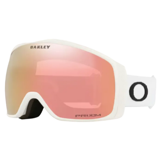 OAKLEY Flight Tracker M Goggles - Matte White W/ Rose Gold Iridium