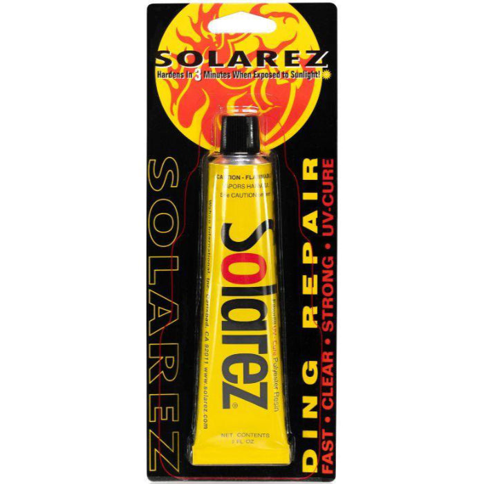  SOLAREZ Polyester UV Cure Resin Surfboard Ding Repair - 0.5oz