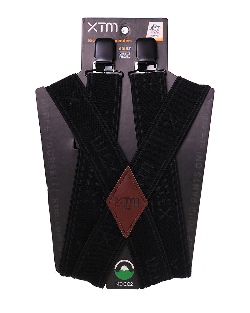  XTM Braces Suspenders - Black