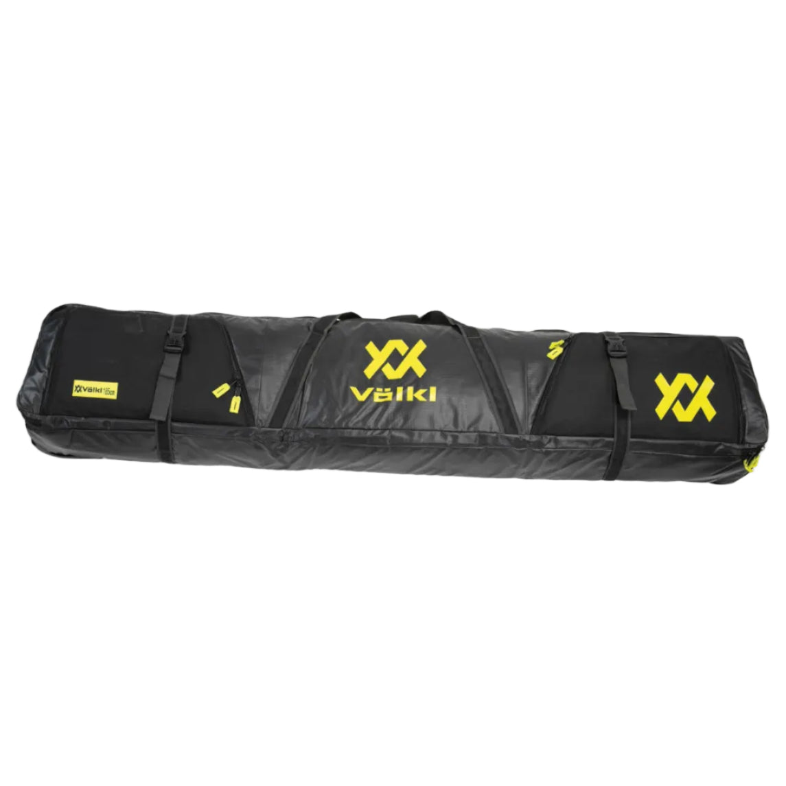  Volkl Wheeled Double Ski Bag 185cm - Black