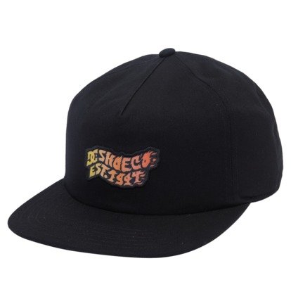  DC Burnout Strapback Cap - Black
