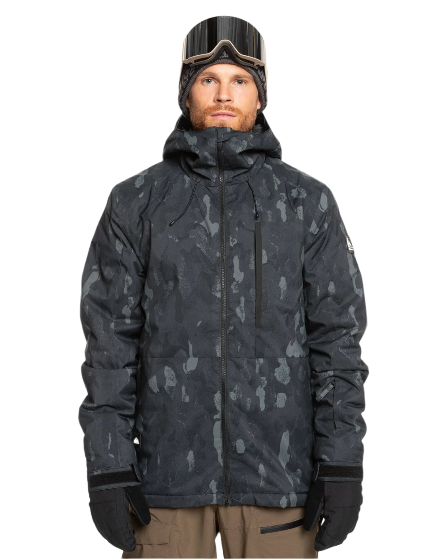 QUIKSILVER Mission Printed Jacket Mens - Nature Zoom Dark Shadow