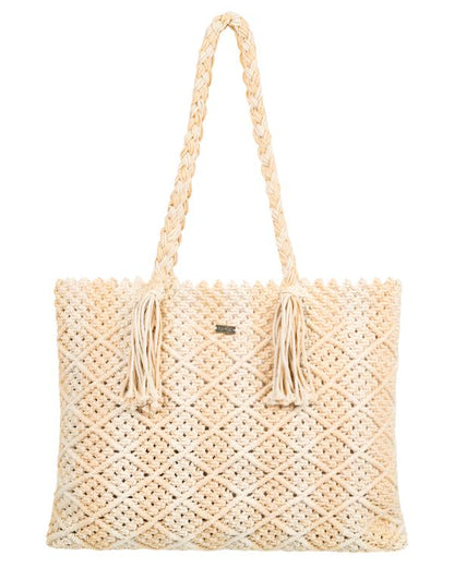  ROXY Summer Treasure Beach Bag - Natural