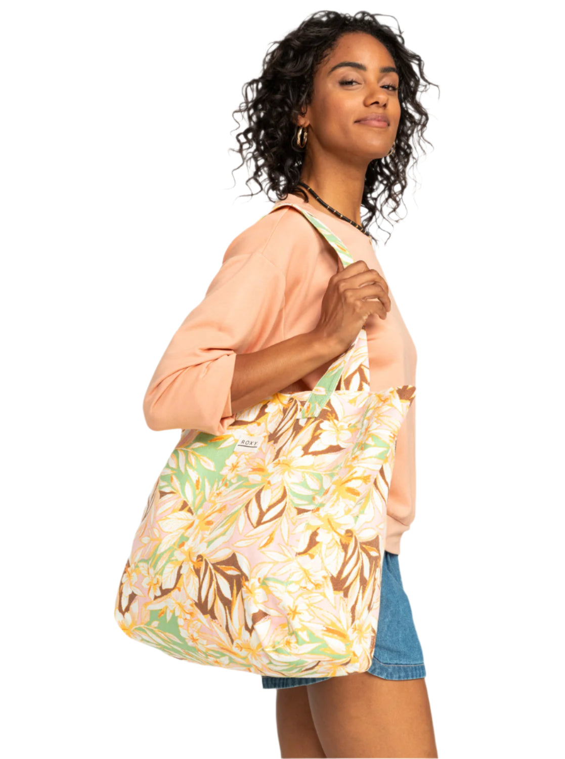  ROXY Anti Bad Vibes Printed Bag - Quiet Green Coast To Coast