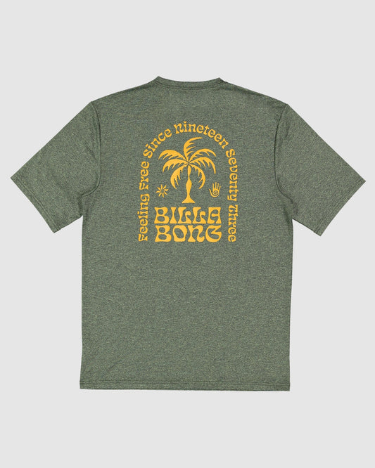  Billabong Big Wave Shazza LF SS Rashshirt - Military Heather