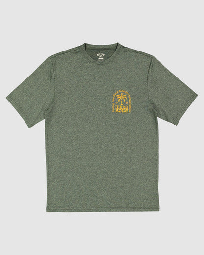 Billabong Big Wave Shazza LF SS Rashshirt - Military Heather