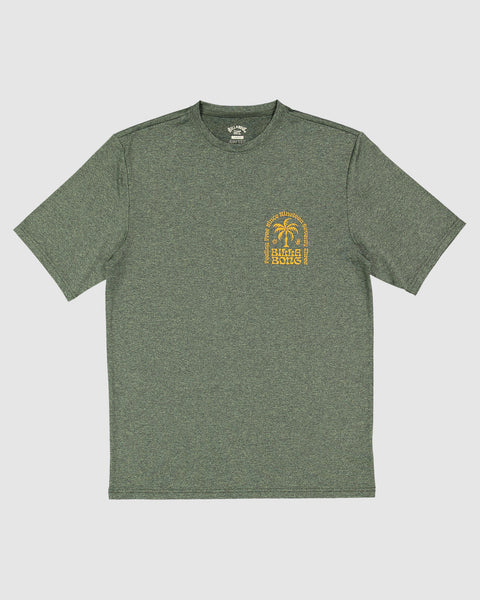  Billabong Big Wave Shazza LF SS Rashshirt - Military Heather