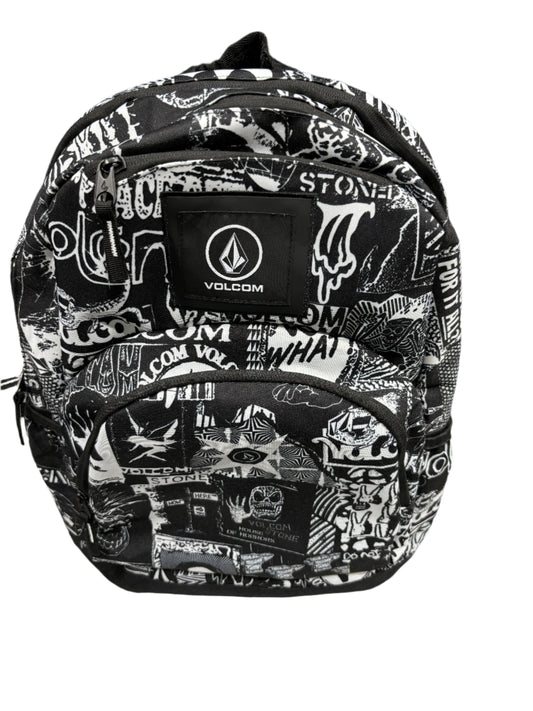  VOLCOM Stone Attack Backpack - Black/White
